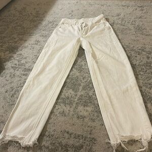 White american eagle jeans, size 00 short